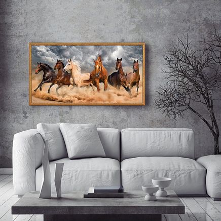 Çöl Atları - Ahşap Puzzle Poster 242 Parça (PPCCL-100-HV)