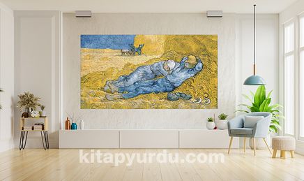 Resting after Work / Vincent van Gogh - Ahşap Puzzle Poster 496 Parça (PPD-112-KR)
