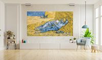 Resting after Work / Vincent van Gogh - Ahşap Puzzle Poster 496 Parça (PPD-112-KR)