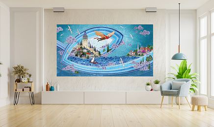 Hezarfan Çelebi - Ahşap Puzzle Poster 496 Parça (PPD-105-TS)