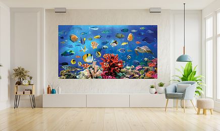 Panaromik Resif - Ahşap Puzzle Poster 496 Parça (PPD-101-HV)