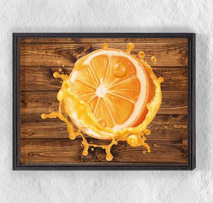 Full Frame Duvar Sanatları - Portakal (FF-DS103)