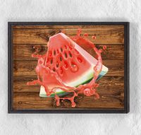 Full Frame Duvar Sanatları - Karpuz Dilim (FF-DS104)