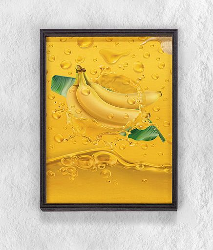 Full Frame Duvar Sanatları - Muz Suyu (FF-DS120)