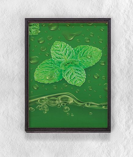 Full Frame Duvar Sanatları - Nane (FF-DS123)