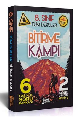 8. Sınıf Bitirme Kampı Tüm Dersler 6 Fasikül Soru Bankası 2 Genel Deneme Hediyeli