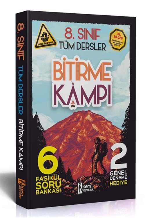 8. Sınıf Bitirme Kampı Tüm Dersler 6 Fasikül Soru Bankası 2 Genel Deneme Hediyeli