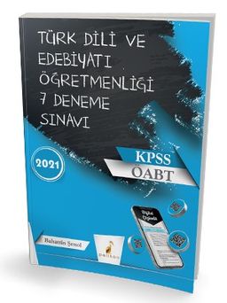 2021 ÖABT Türk Dili Edebiyatı Öğretmenliği Dijital Çözümlü 7 Deneme Sınavı