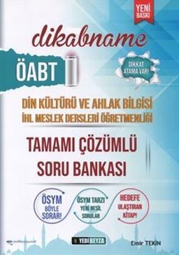 ÖABT Din Kültürü Öğretmenliği Dikabname Soru Bankası Çözümlü