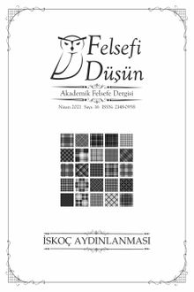 Felsefi Düşün Sayı:16 İskoç Aydınlanması