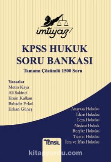 KPSS İmtiyaz Hukuk Soru Bankası - Kolektif