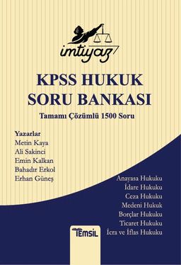 KPSS İmtiyaz Hukuk Soru Bankası