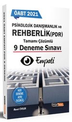 2021 ÖABT Empati Psikolojik Danışmanlık ve Rehberlik Tamamı Çözümlü 9 Fasikül Deneme Sınavı