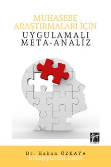 Muhasebe Araştırmaları İçin Uygulamalı Meta-Analiz - Dr.   Hakan  Özkaya