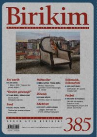 Birikim Aylık Sosyalist Kültür Dergisi Sayı: 385 Mayıs 2021