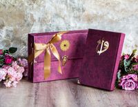 Çantalı - Orta Boy Nubuk Kur'an-ı Kerim (Bordo, Vavlı, Mühürlü)