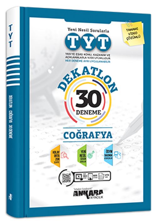 TYT Dekatlon Coğrafya 30 Deneme