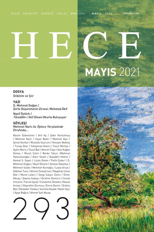 Sayı:293 Mayıs 2021 Hece Aylık Edebiyat Dergisi