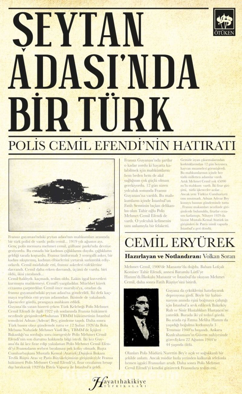 Şeytan Adası'nda Bir Türk Polis Cemil Efendi'nin Hatıratı