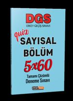 2021 Quiz DGS Sayısal Bölüm Tamamı Çözümlü 5x60 Deneme Sınavı