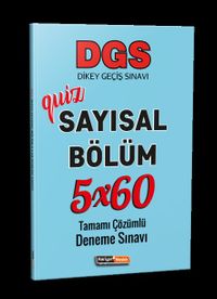 2021 Quiz DGS Sayısal Bölüm Tamamı Çözümlü 5x60 Deneme Sınavı