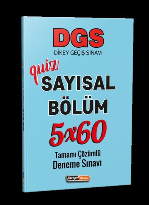 2021 Quiz DGS Sayısal Bölüm Tamamı Çözümlü 5x60 Deneme Sınavı