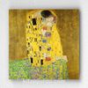 Full Frame pratiCanvas Tablo - Gustav Klimt - The Kiss (FF-PCŞ337)