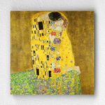 Full Frame pratiCanvas Tablo - Gustav Klimt - The Kiss	(FF-PCŞ337)