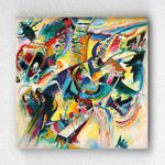 Full Frame pratiCanvas Tablo - Wassily Kandinsky - Improvisation Gorge (FF-PCŞ323)