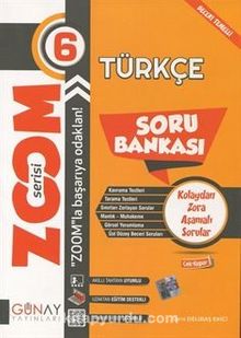 Zoom Serisi - 6. Sınıf Türkçe Soru Bankası - Suna Delibaş Ekici