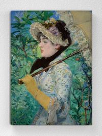 Full Frame pratiCanvas Tablo - Edouard Manet - Jeanne (Spring) (FF-PCŞ218)