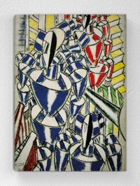 Full Frame pratiCanvas Tablo - Fernand Léger - Exit the Ballets Russes (FF-PCŞ227)