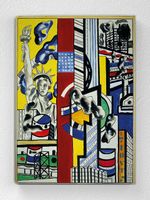 Full Frame pratiCanvas Tablo - Fernand Léger - Study for Cinematic Mural, Study II (FF-PCŞ228)
