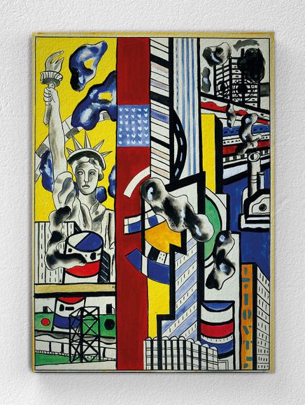 Full Frame pratiCanvas Tablo - Fernand Léger - Study for Cinematic Mural, Study II (FF-PCŞ228)