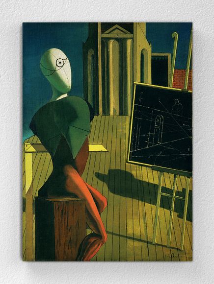 Full Frame pratiCanvas Tablo - Giorgio de Chirico - The Seer (FF-PCŞ239)