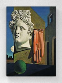 Full Frame pratiCanvas Tablo - Giorgio de Chirico - The Song of Love	(FF-PCŞ240)