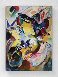 Full Frame pratiCanvas Tablo - Wassily Kandinsky - Panel for Edwin R. Campbell No. 2 (FF-PCŞ326)