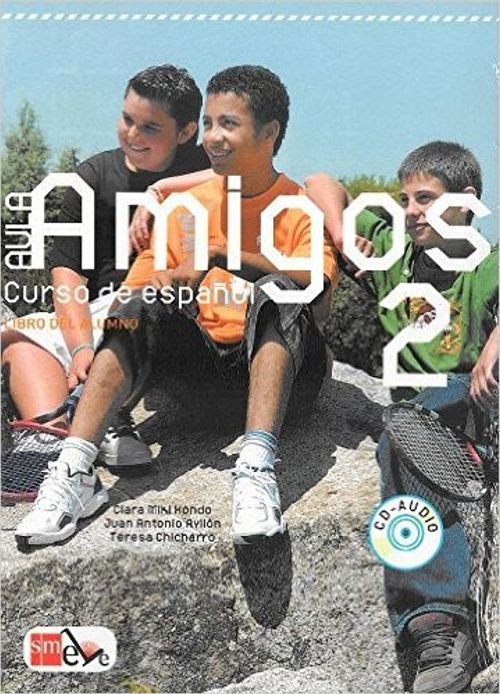 Aula Amigos 2 Libro del alumno +CD +Portfolio 