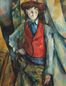 Full Frame pratiCanvas Tablo - Paul Cézanne - Le Garçon au gilet rouge, par (FF-PCŞ301)</span>