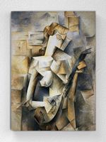 Full Frame pratiCanvas Tablo - Pablo Picasso - Girl with a Mandolin (FF-PCŞ290)