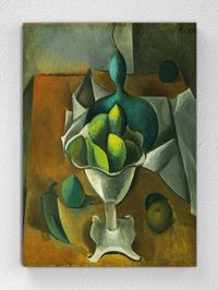 Full Frame pratiCanvas Tablo - Pablo Picasso - Fruit Dish (FF-PCŞ288)