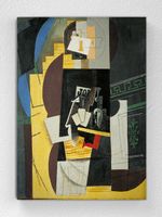 Full Frame pratiCanvas Tablo - Pablo Picasso - Card Player	(FF-PCŞ287)