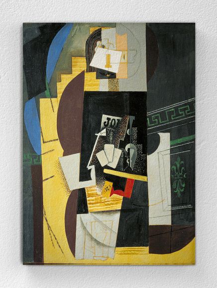 Full Frame pratiCanvas Tablo - Pablo Picasso - Card Player	(FF-PCŞ287)