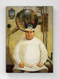 Full Frame pratiCanvas Tablo - Otto Dix - Dr. Mayer-Hermann (FF-PCŞ285)