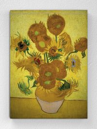 Full Frame pratiCanvas Tablo - Vincent Van Gogh - Sunflowers (FF-PCŞ176)