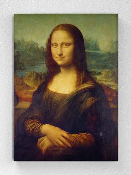 Full Frame pratiCanvas Tablo - Mona Lisa - Leonardo da Vinci (FF-PCŞ280)