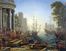 Full Frame pratiCanvas Tablo - Claude Lorrain - Seaport with the Embarkation of Saint Ursula (FF-PCŞ198)</span>
