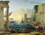 Full Frame pratiCanvas Tablo - Claude Lorrain - Seaport With The Embarkation Of The Queen Of Sheba (FF-PCŞ199)</span>