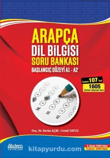 Arapça Dil Bilgisi Soru Bankası & Başlangıç Düzeyi A1-A2 - Kerim Açık