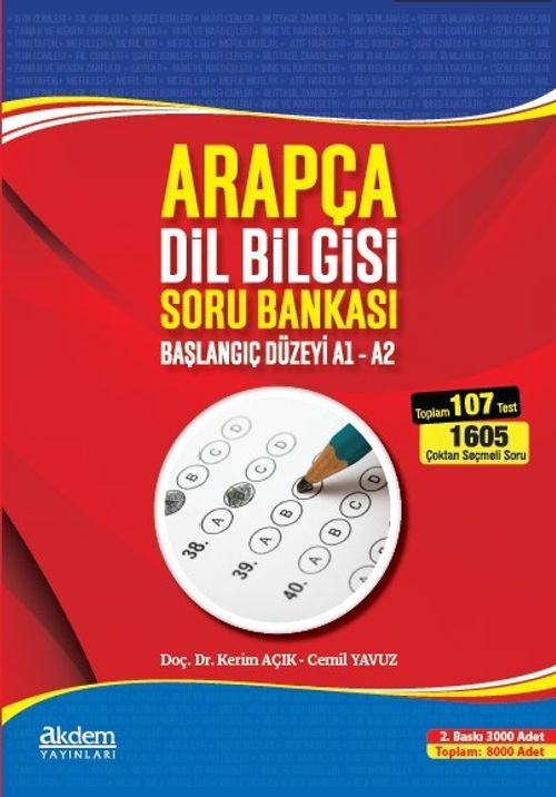 Arapça Dil Bilgisi Soru Bankası & Başlangıç Düzeyi A1-A2